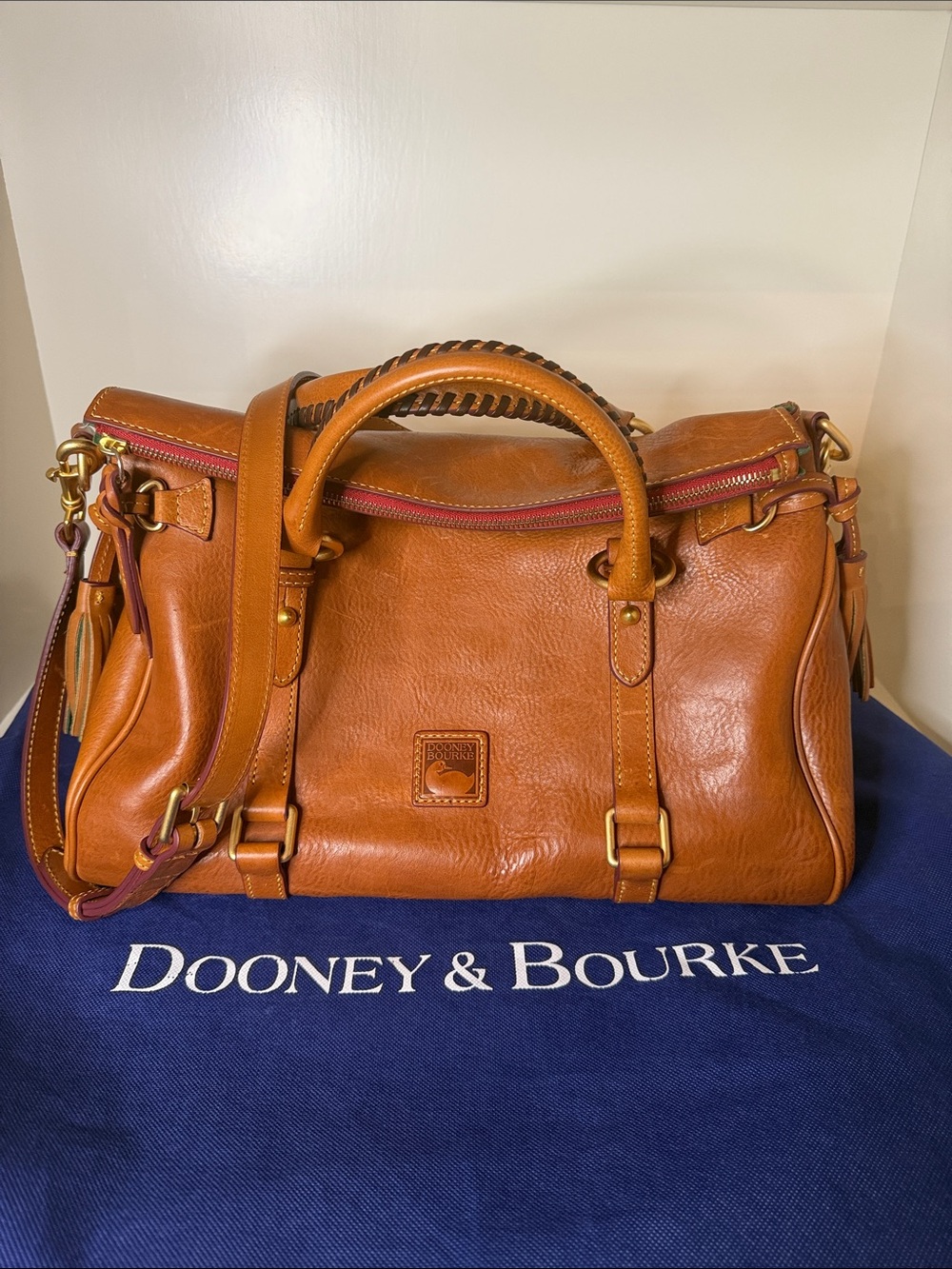 Dooney & Bourke Italian Leather Florentine Large Satchel